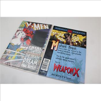 Marvel X-men Anniversary Issue & Marvel Wolverine Weapon X; 2 Pieces