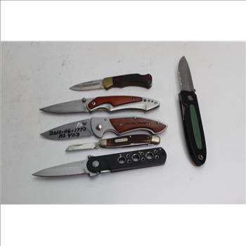 Master, Buck, Old Timer And Other Knives, 6 Pieces