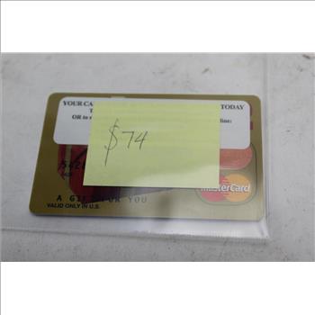 Master Card Debit Gift Card