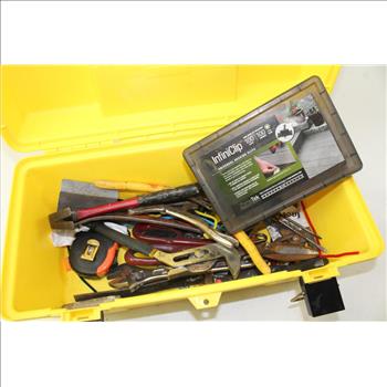 Master Mechanic Hard Case Tool Box Storage With Misc Tools