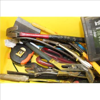 Master Mechanic Hard Case Tool Box Storage With Misc Tools