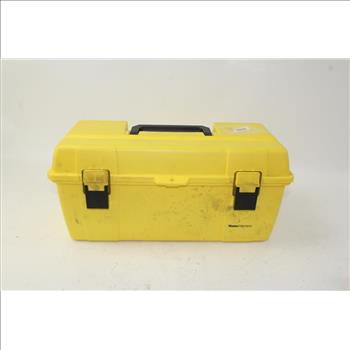 Master Mechanic Hard Case Tool Box Storage With Misc Tools