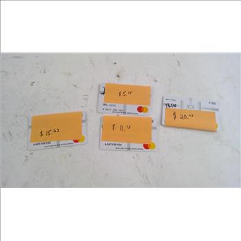Mastercard Gift Cards 4 Pieces