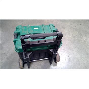 MasterForce Rolling Tool Box With Mixed Tools - Bolt Cutter, Pliers, Vise, And More