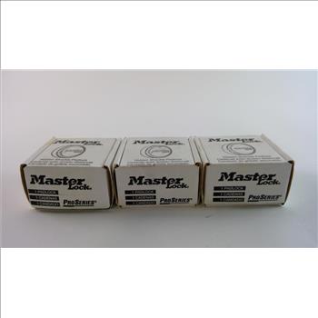 Masterlock Puck Locks, 3 Pieces
