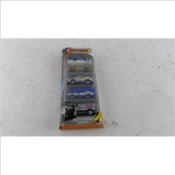 Matchbox Cars Police Squad 5-Pack