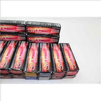 Matrix Assorted Color Sync Demi-permanent Colors; 15+ Pieces