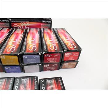 Matrix Assorted Color Sync Demi-permanent Colors; 15+ Pieces