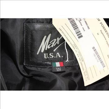 Max U.S.A.  Leather Jacket