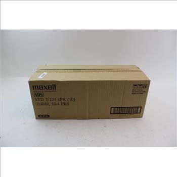 Maxell VHS Box Of Cassettes