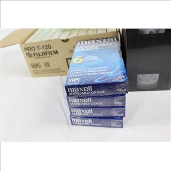 Maxell VHS Tapes & More, 70+ Items
