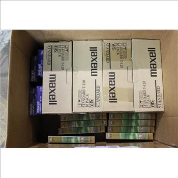 Maxell VHS Tapes & More, 70+ Items