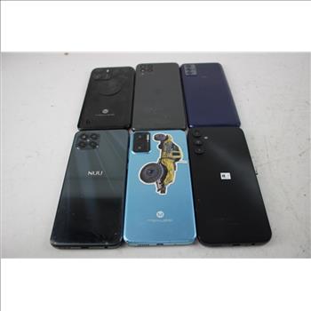 Maxwest And More Cell Phone Lot, 11 Pieces, Sold For Parts