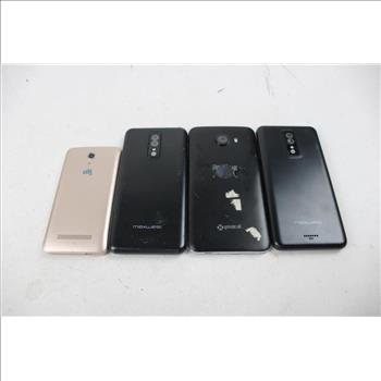 Maxwest Cell Phone Lot, 4 Pieces, Sold For Parts