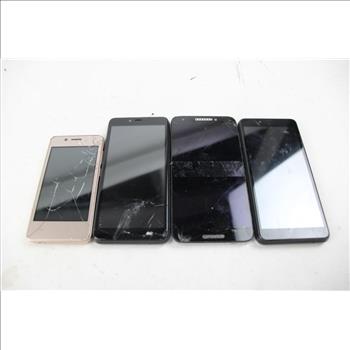 Maxwest Cell Phone Lot, 4 Pieces, Sold For Parts