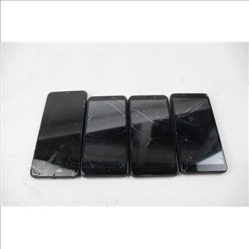 Maxwest, Cloud, Cell Phone Lot, 4 Pieces, Sold For Parts