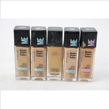 Maybelline Make Up, Foundation, Countour, Lipstick, Mascara, 8 Pieces