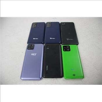 Maze Speed And More Cell Phone Lot, 6 Pieces, Sold For Parts