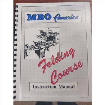 MBO America Paper Folding Machine, Pick Up In Colarado Springs, CO