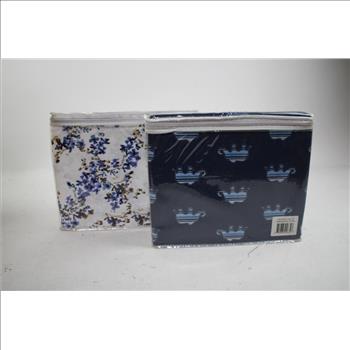 McLeland Floral, And Elephant Indigo Twin Sheet Sets, 2 Pieces