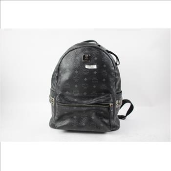 MCM Stark Logo Studded Backpack - Doublechecked By Entrupy