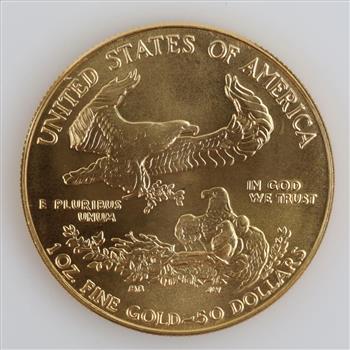 MCMLXXXVII US American Eagle Fine Gold $50 1oz