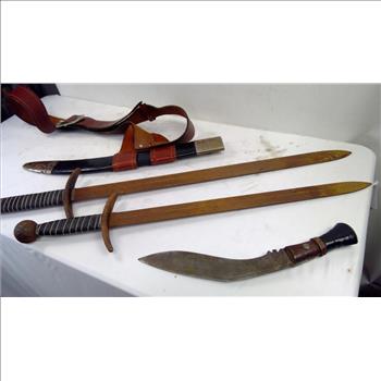 Medieval/Decorative Swords, Sword Sheath, Curved Blade