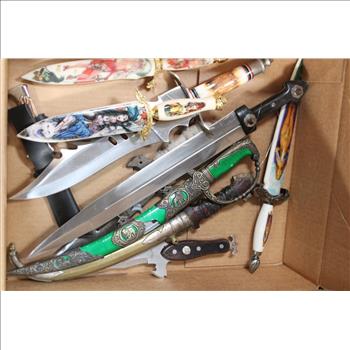 Medieval-Style Knives, Frost Cutlery, And Other Knives, 9 Pieces