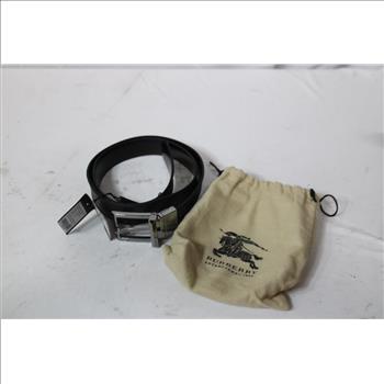 Men's Burberry Leather Belt Size 34