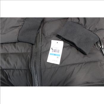 Men's DKNY Quilted Perforamce Hooded Bomber Jacket, Size XL