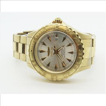 Mens Gold Colored Invicta Watch