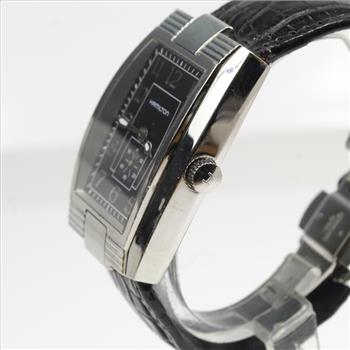 Mens Hamilton Black Leather Watch