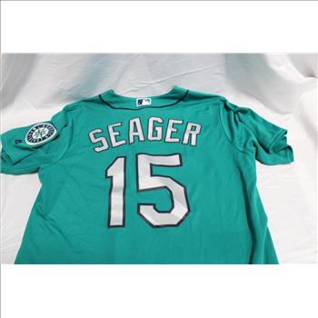Men's Kyle Seager #15 Seattle Mariners Baseball Jersey Size L