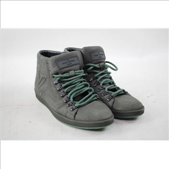 Men's Louis Vuitton High Top Sneakers, Size 11 Double Checked By Entrupy