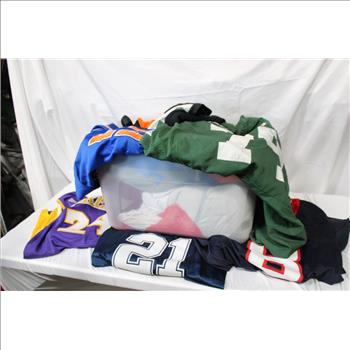 Men's Used Sports Jersey Lot