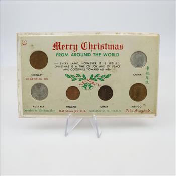 Merry Christmas From Around The World Set; 6 Pieces