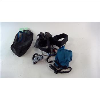Mesh Bag With Climbing Gear