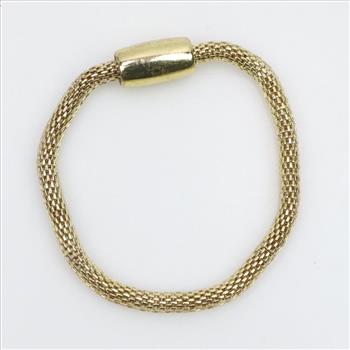 Meshed Link Magnetic Clasp Fashion Bracelet