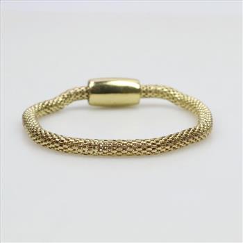 Meshed Link Magnetic Clasp Fashion Bracelet