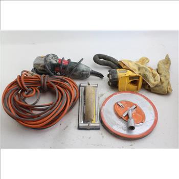 Metabo Grinder, Dewalt Light, Extension Cord And More 5 Pieces