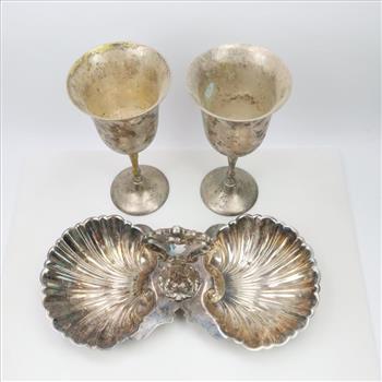 Metal Dinnerware, 3 Pieces