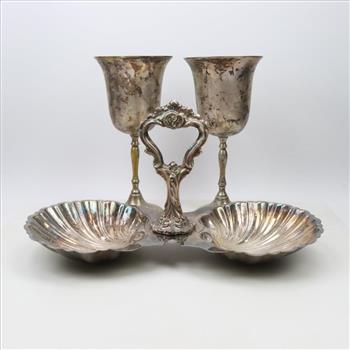 Metal Dinnerware, 3 Pieces