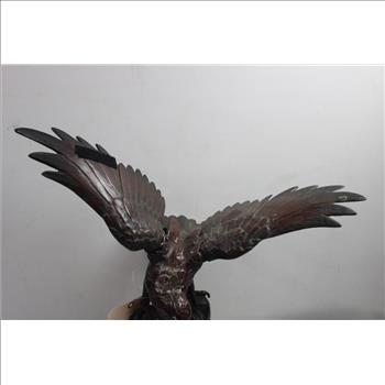 Metal Eagle Statue