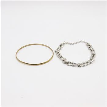 Metal Fashion Bracelets, 2 Pieces