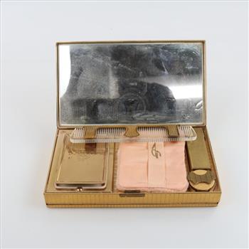 Metal Makeup And Cigarette Compact