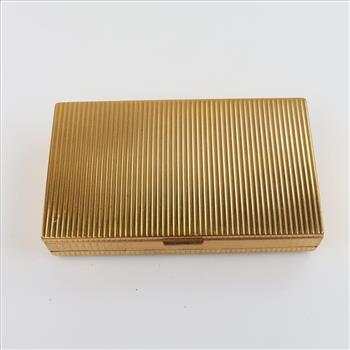 Metal Makeup And Cigarette Compact