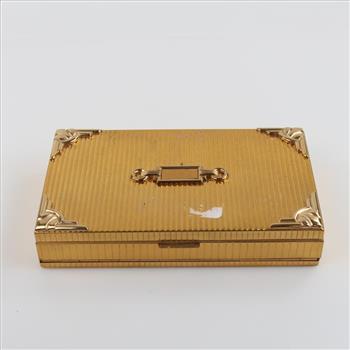 Metal Makeup And Cigarette Compact