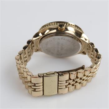 Metal Roman Numeral Quartz Fashion Watch