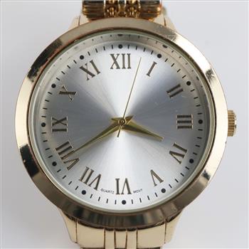 Metal Roman Numeral Quartz Fashion Watch