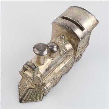 Metal Train Coin Bank